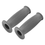 Maxbell Pair Universal Motorcycle HandleBar Hand Grip Retro Handlebar Grey 25 28MM - Aladdin Shoppers