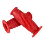 Maxbell Pair Universal Motorcycle HandleBar Hand Grip Retro Handlebar Red 25 28MM - Aladdin Shoppers