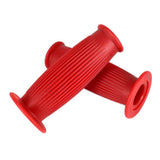 Maxbell Pair Universal Motorcycle HandleBar Hand Grip Retro Handlebar Red 25 28MM - Aladdin Shoppers