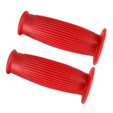 Maxbell Pair Universal Motorcycle HandleBar Hand Grip Retro Handlebar Red 25 28MM - Aladdin Shoppers