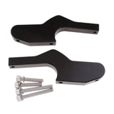Maxbell Passenger Foot Peg Extensions Extended Footpegs for Vespa GTS 300ie Black - Aladdin Shoppers