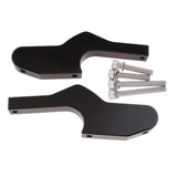 Maxbell Passenger Foot Peg Extensions Extended Footpegs for Vespa GTS 300ie Black - Aladdin Shoppers