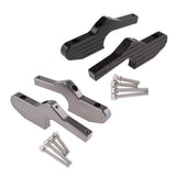 Maxbell Passenger Foot Peg Extensions Extended Footpegs for Vespa GTS 300ie Black - Aladdin Shoppers