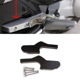 Maxbell Passenger Foot Peg Extensions Extended Footpegs for Vespa GTS 300ie Black - Aladdin Shoppers
