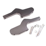 Maxbell Passenger Foot Peg Extensions Extended Footpegs for Vespa GTS 300ie Titanium - Aladdin Shoppers