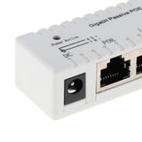 Maxbell Passive PoE Injector Power Over Ethernet-RJ45 Data to RJ45 PoE - White - Aladdin Shoppers