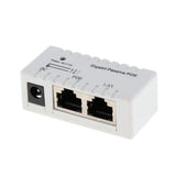 Maxbell Passive PoE Injector Power Over Ethernet-RJ45 Data to RJ45 PoE - White - Aladdin Shoppers