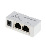 Maxbell Passive PoE Injector Power Over Ethernet-RJ45 Data to RJ45 PoE - White - Aladdin Shoppers