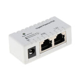 Maxbell Passive PoE Injector Power Over Ethernet-RJ45 Data to RJ45 PoE - White - Aladdin Shoppers