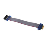Maxbell PCI-E 1X Riser Card Extender Cable Ribbon Flexible Cables Adapter Cord - Aladdin Shoppers