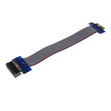 Maxbell PCI-E 1X Riser Card Extender Cable Ribbon Flexible Cables Adapter Cord - Aladdin Shoppers