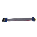 Maxbell PCI-E 1X Riser Card Extender Cable Ribbon Flexible Cables Adapter Cord - Aladdin Shoppers