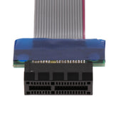 Maxbell PCI-E 1X Riser Card Extender Cable Ribbon Flexible Cables Adapter Cord - Aladdin Shoppers