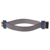 Maxbell PCI-E 1X Riser Card Extender Cable Ribbon Flexible Cables Adapter Cord - Aladdin Shoppers