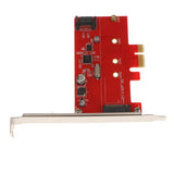 Maxbell PCI-E Express2.0 to NGFF M.2 B Key SSD&SATAIII Combo Adapter Converter Red - Aladdin Shoppers