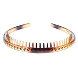 Maxbell Phenovo Zigzag Hair Band Toothed Headband Women Men Girls Hair Accessory Black - Aladdin Shoppers
