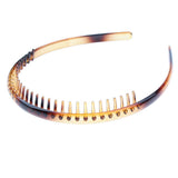 Maxbell Phenovo Zigzag Hair Band Toothed Headband Women Men Girls Hair Accessory Coffee - Aladdin Shoppers
