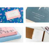 Maxbell Photo Album 100 Pages DIY Family Scrapbook Supplies Great for Craft Paper, Wedding, Anniversary, Travel Memory Photo Storage Book B - Aladdin Shoppers