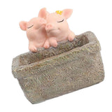 Maxbell Pig Planter Flower Pots Succulent Planter Flowerpot Decor for Home Office - Aladdin Shoppers