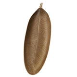 Maxbell Pineapple Leaf Shape Wooden Dessert Serving Tray Fruit Dessert Leaf_S - Aladdin Shoppers