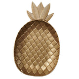 Maxbell Pineapple Leaf Shape Wooden Dessert Serving Tray Fruit Dessert Pineapple_L - Aladdin Shoppers