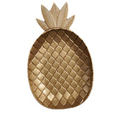 Maxbell Pineapple Leaf Shape Wooden Dessert Serving Tray Fruit Dessert Pineapple_L - Aladdin Shoppers
