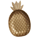 Maxbell Pineapple Leaf Shape Wooden Dessert Serving Tray Fruit Dessert Pineapple_L - Aladdin Shoppers