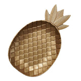 Maxbell Pineapple Leaf Shape Wooden Dessert Serving Tray Fruit Dessert Pineapple_L - Aladdin Shoppers
