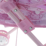 Maxbell Pink Baby Doll Stroller Trolley Nursery Room Furniture Kids Toy Room Items