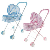 Maxbell Pink Baby Doll Stroller Trolley Nursery Room Furniture Kids Toy Room Items - Aladdin Shoppers