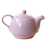 Maxbell Pink Ceramic Pot &Cup Teapot Set for Woman - Aladdin Shoppers