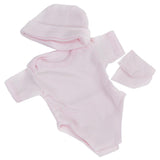 Maxbell Pink Romper Jumpsuit Socks Hat Set for 10''-11'' Reborn Baby Girl Doll - Aladdin Shoppers