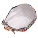 Maxbell Plaid Printed Pirate Double Layer Infant Baby Kids Hat 6-24Months Blue - Aladdin Shoppers