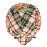 Maxbell Plaid Printed Pirate Double Layer Infant Baby Kids Hat 6-24Months Cyan - Aladdin Shoppers