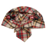 Maxbell Plaid Printed Pirate Double Layer Infant Baby Kids Hat 6-24Months Red - Aladdin Shoppers