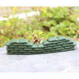 Maxbell Plastic Army Base Set World War II Army Men Assorted Accessories Sand Scene Model Toy - 7 Pieces/set - Aladdin Shoppers