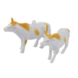 Maxbell Plastic Artificial Cattle Cow Farm Yard Animal Model Toy Gift 12pcs - Aladdin Shoppers