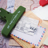 Maxbell Plastic Bill Food Bag Sealing Clip Food Storage Sealer Neatly Patency -GREEN - Aladdin Shoppers