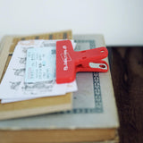 Maxbell Plastic Bill Food Bag Sealing Clip Food Storage Sealer Neatly Patency -RED - Aladdin Shoppers