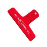 Maxbell Plastic Bill Food Bag Sealing Clip Food Storage Sealer Neatly Patency -RED - Aladdin Shoppers