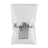 Maxbell Plastic Hip Liquor Whiskey Alcohol Flask Cap Pocket Water Bottle Gray - Aladdin Shoppers