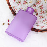 Maxbell Plastic Hip Liquor Whiskey Alcohol Flask Cap Pocket Water Bottle Purple - Aladdin Shoppers