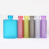 Maxbell Plastic Hip Liquor Whiskey Alcohol Flask Cap Pocket Water Bottle White - Aladdin Shoppers