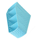 Maxbell Plastic Makeup office Holder Kitchen Desktop Storage Organizer Basket Blue - Aladdin Shoppers