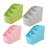 Maxbell Plastic Makeup office Holder Kitchen Desktop Storage Organizer Basket Blue - Aladdin Shoppers