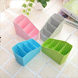 Maxbell Plastic Makeup office Holder Kitchen Desktop Storage Organizer Basket Blue - Aladdin Shoppers