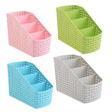 Maxbell Plastic Makeup office Holder Kitchen Desktop Storage Organizer Basket Blue - Aladdin Shoppers