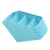 Maxbell Plastic Makeup office Holder Kitchen Desktop Storage Organizer Basket Blue - Aladdin Shoppers