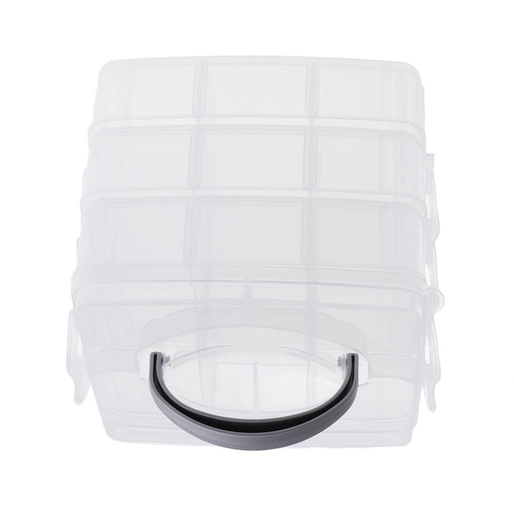 Maxbell Plastic Organizer Container Storage Box For Jewelry Beads Earring Container Tool Fishing Hook Small Accessories - Aladdin Shoppers