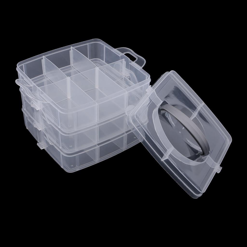 Maxbell Plastic Organizer Container Storage Box For Jewelry Beads Earring Container Tool Fishing Hook Small Accessories - Aladdin Shoppers